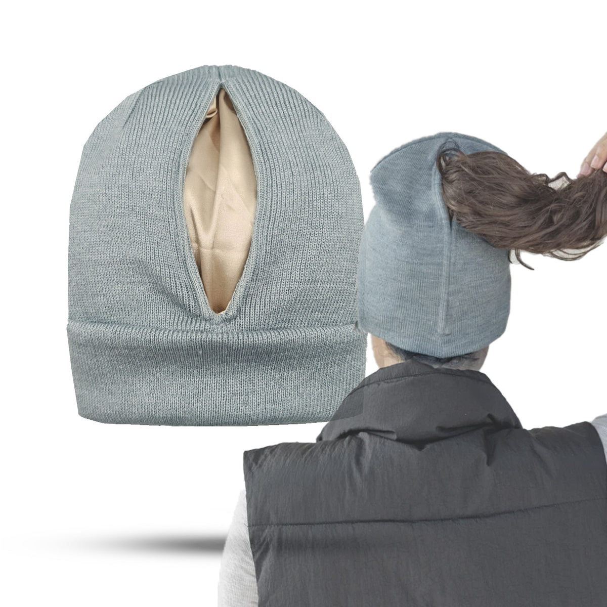 Magnetic Ponytail Beanie