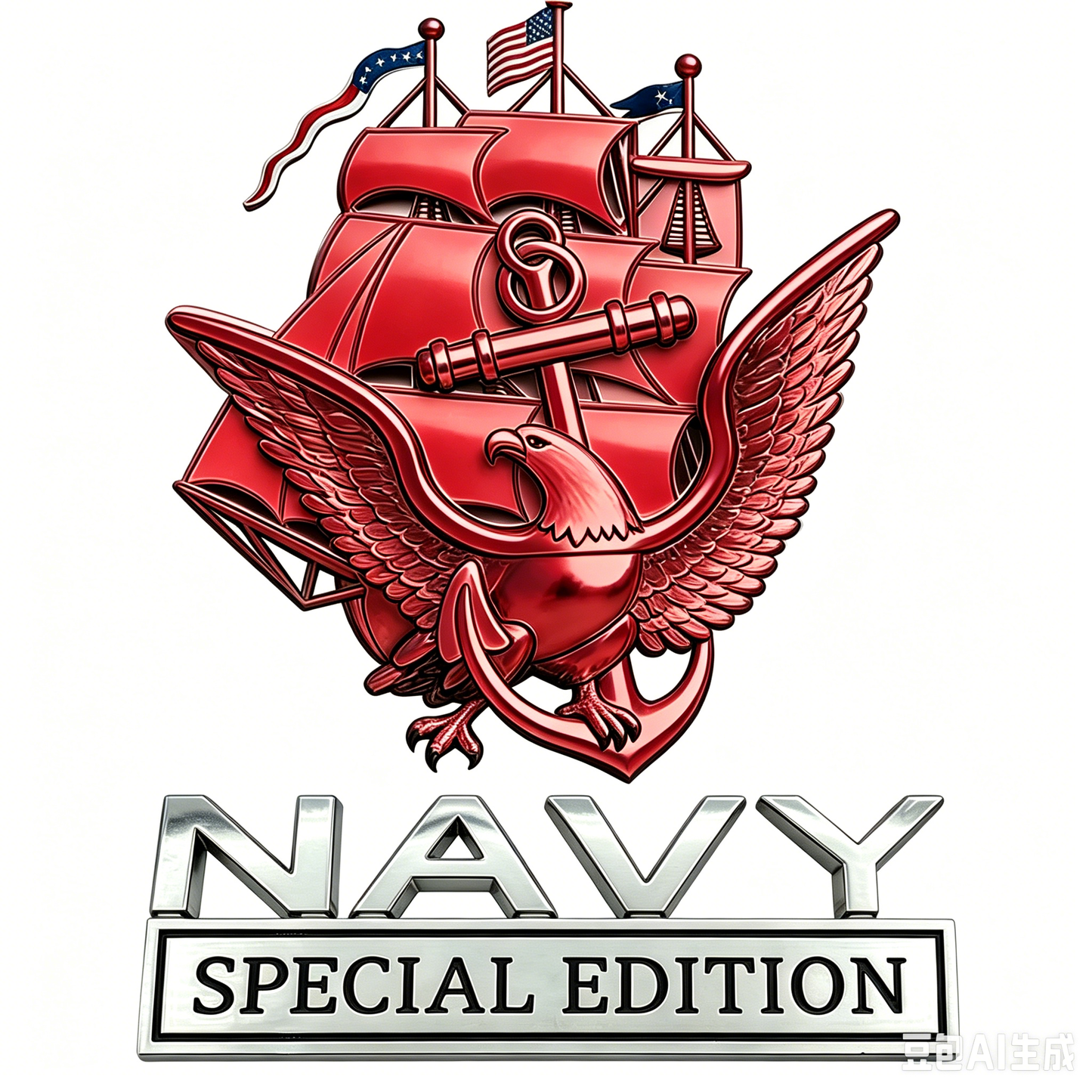 š„ Fatherās Day Sale -šU.S. Navy Special Edition Metal Vehicle Badge