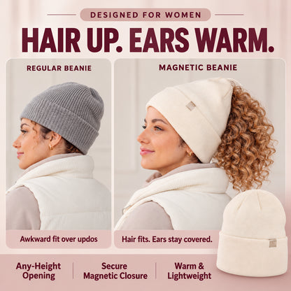 Magnetic Ponytail Beanie