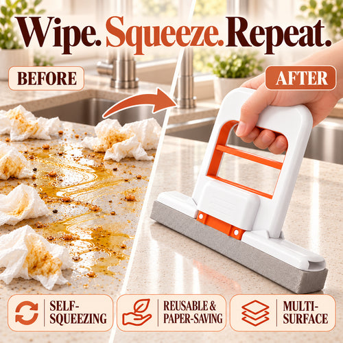 Foldable Self-Squeeze Mini Sponge Mop