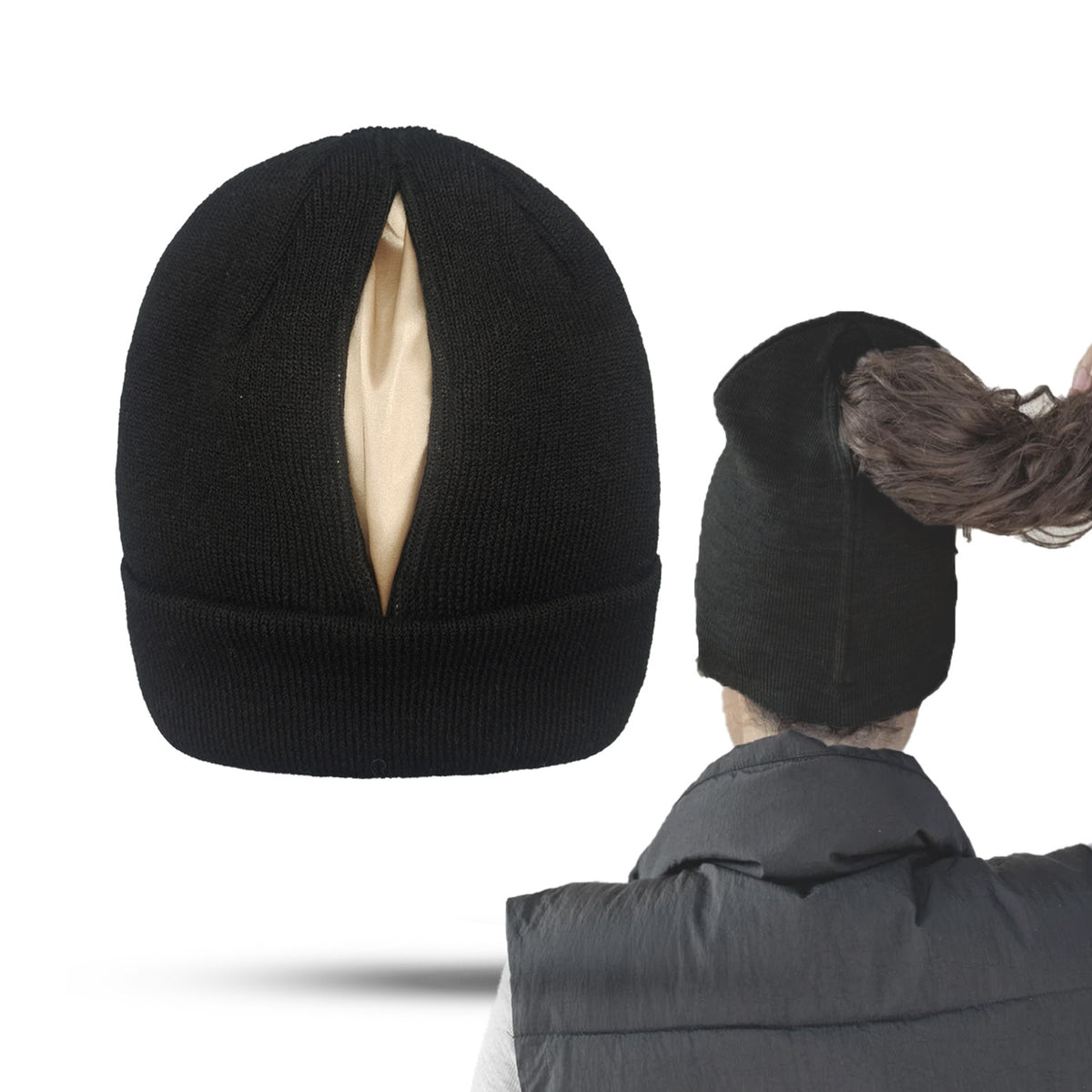Magnetic Ponytail Beanie