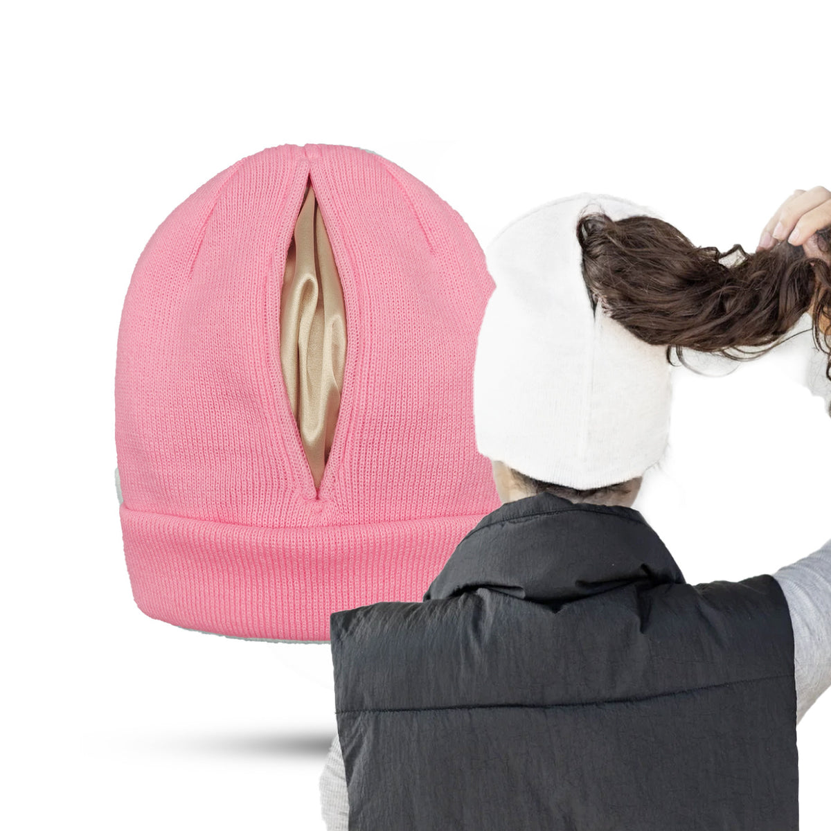 Magnetic Ponytail Beanie