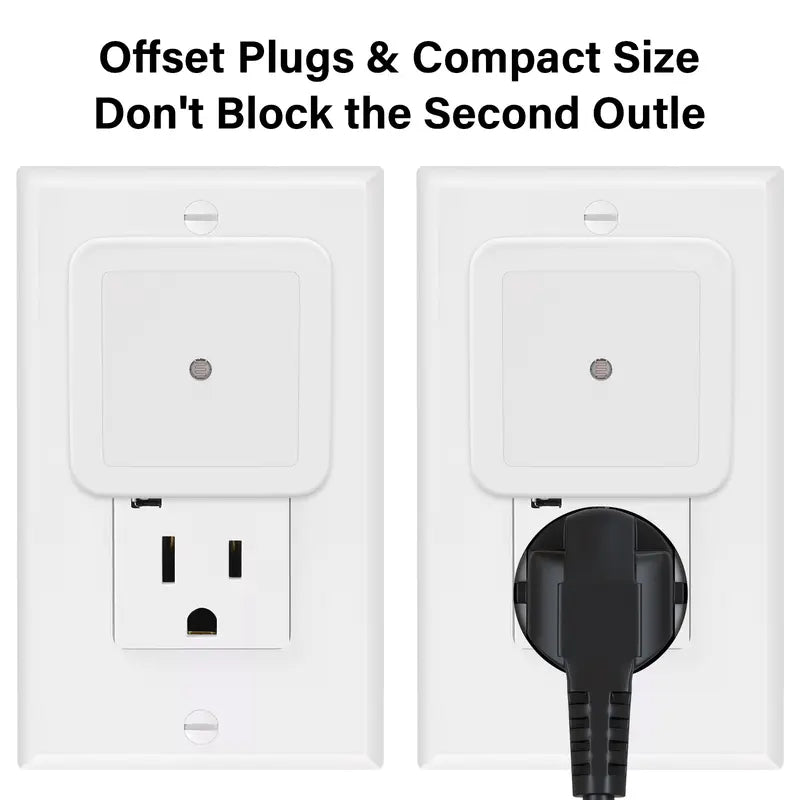 Dusk-to-Dawn Plug-In Night Lights – 6 Pack