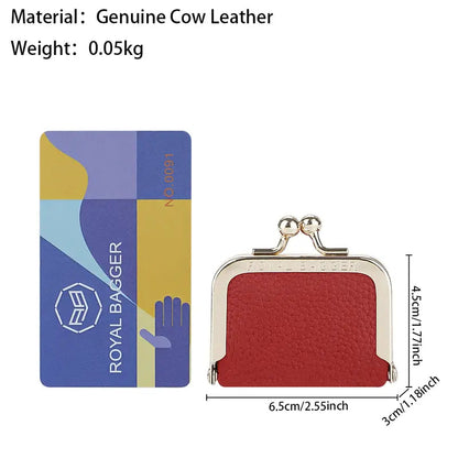 Mini Leather Coin & Jewelry Purse