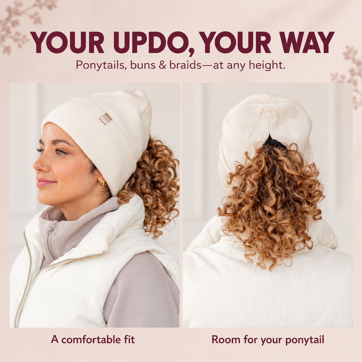 Magnetic Ponytail Beanie