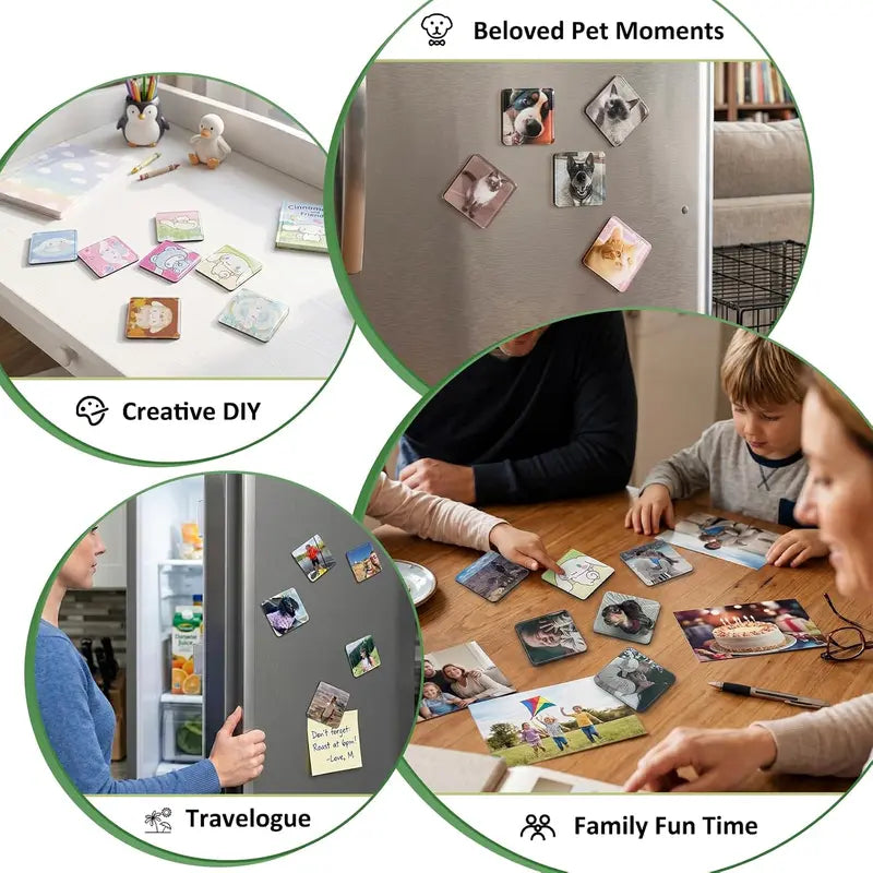 DIY Acrylic Photo Fridge Magnet Kit