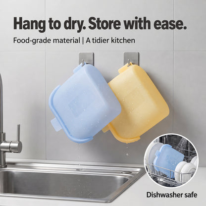 Magnetic-Seal Reusable Silicone Food Storage Bag
