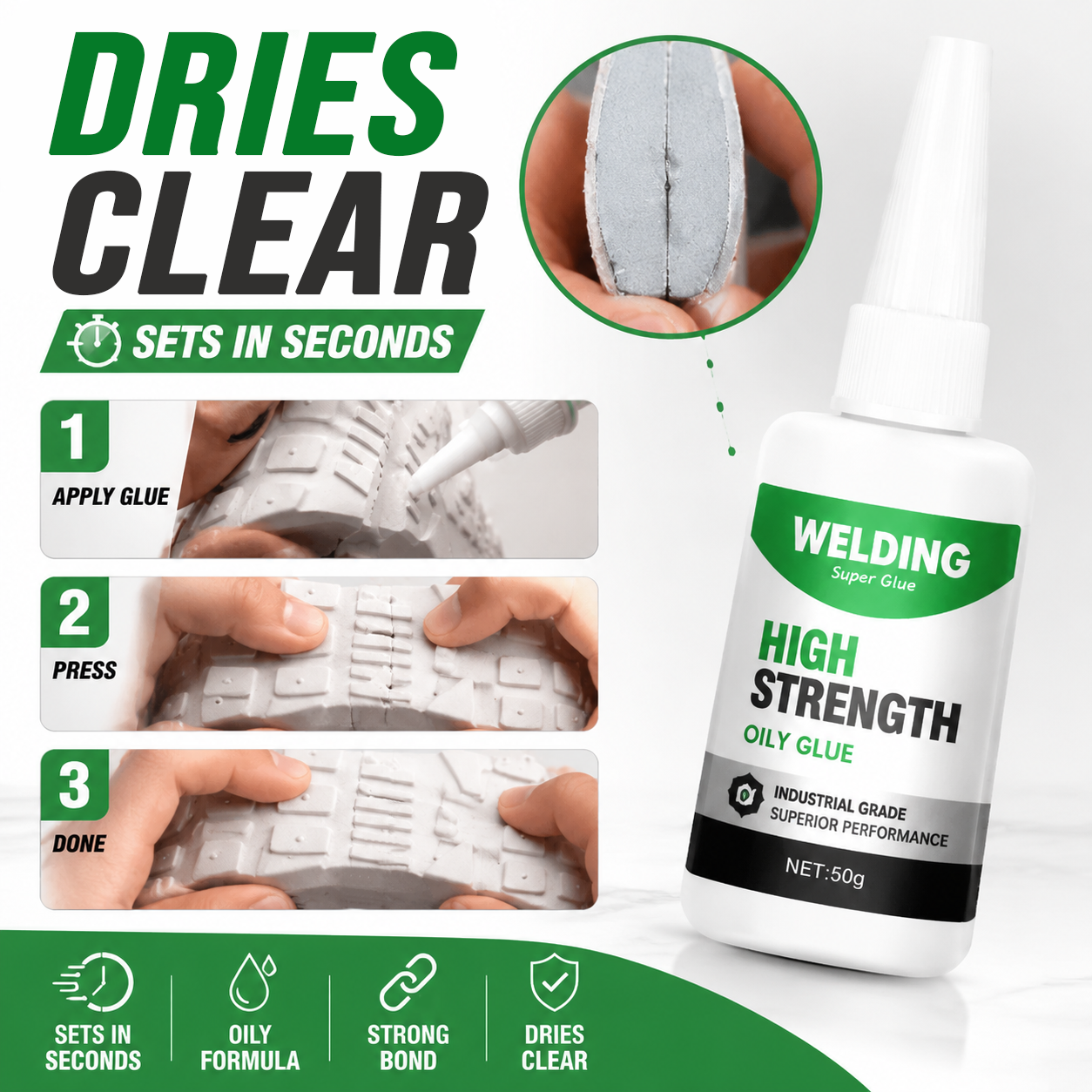 🔥Instant-Bond Flex Oily Glue