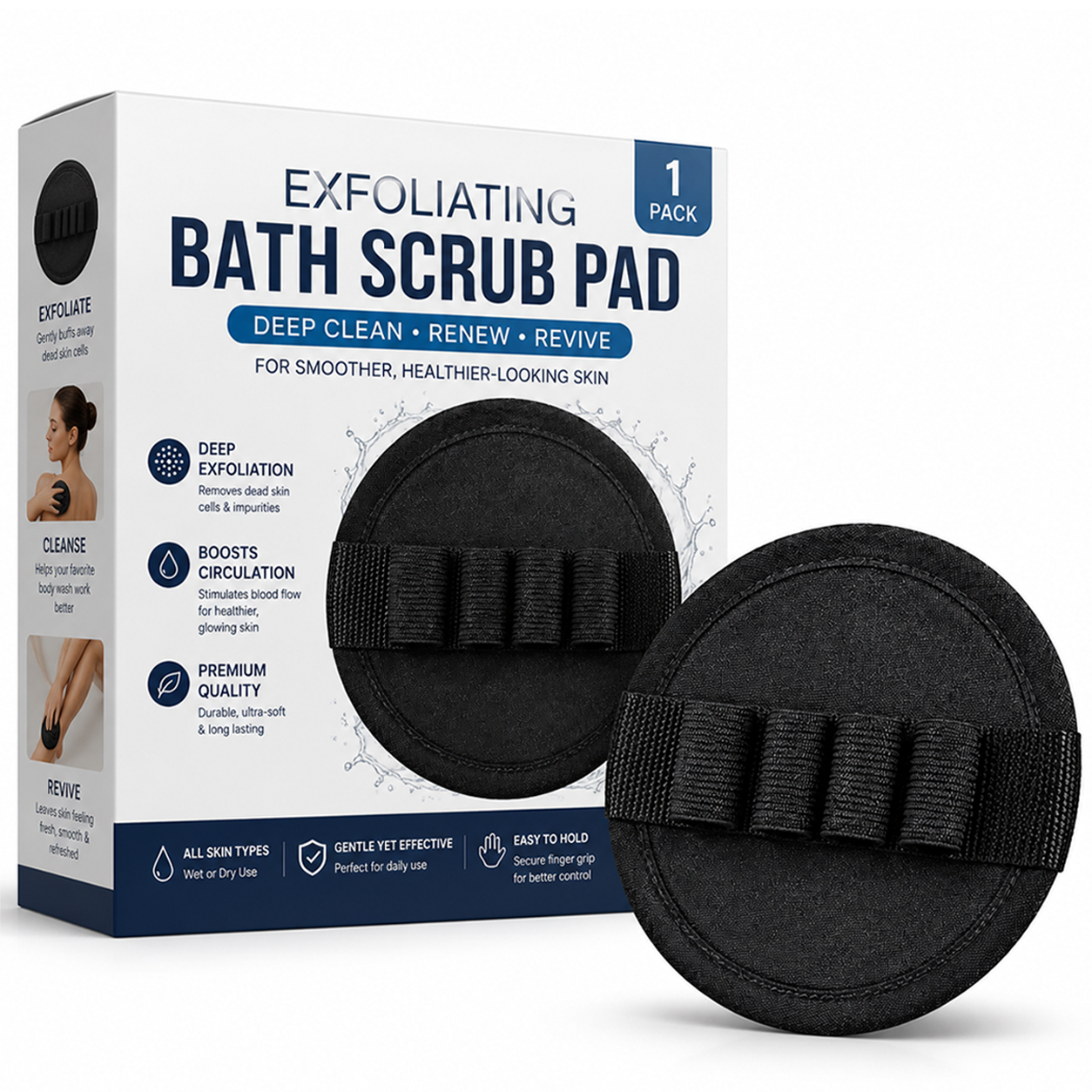 Exfoliating Scrub Bath Pads