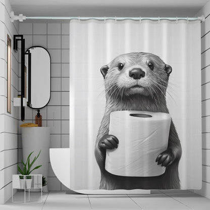 Are You Pooping? Donkey Shower Curtain