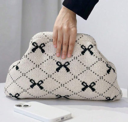 Soft Textured Cloud Clutch