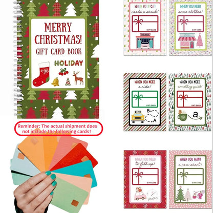 DIY Spiral-Bound Christmas Gift Card Album – Durable Card Holder & Gift Planner Notebook