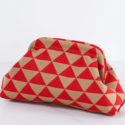 Soft Textured Cloud Clutch