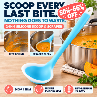 2-in-1 Silicone Scoop & Scraper
