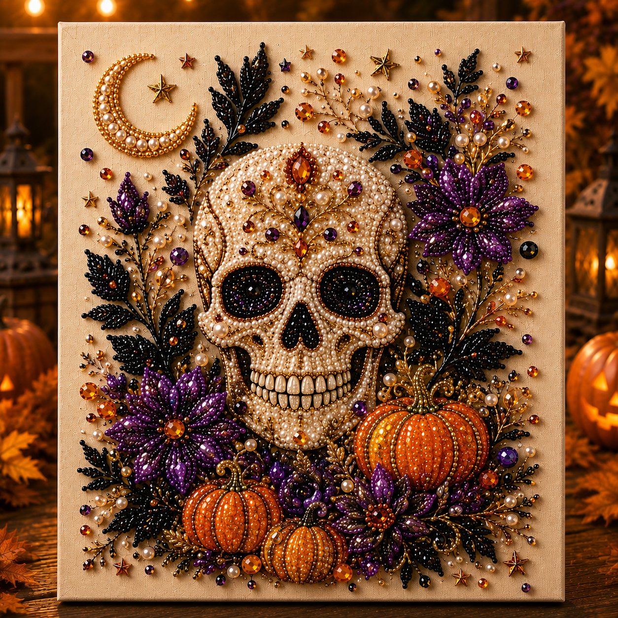 👻 Halloween Ghost Pearl Art DIY Kit - BUY 2 FREE SHIPPING