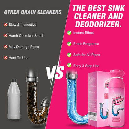 50%OFF⏳NOW-Household Safe Foam Mousse Drain Cleaner✨