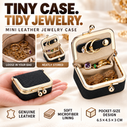 Mini Leather Coin & Jewelry Purse