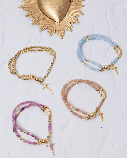 🔥 49% OFF - ✝️Handcrafted rosary bracelets📿