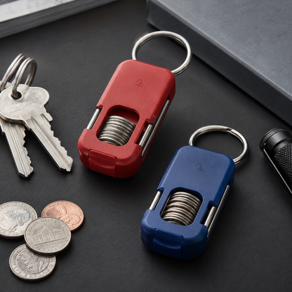 Mini Coin Storage Keychain