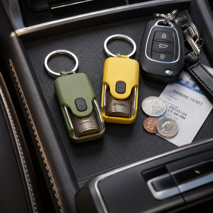 Mini Coin Storage Keychain