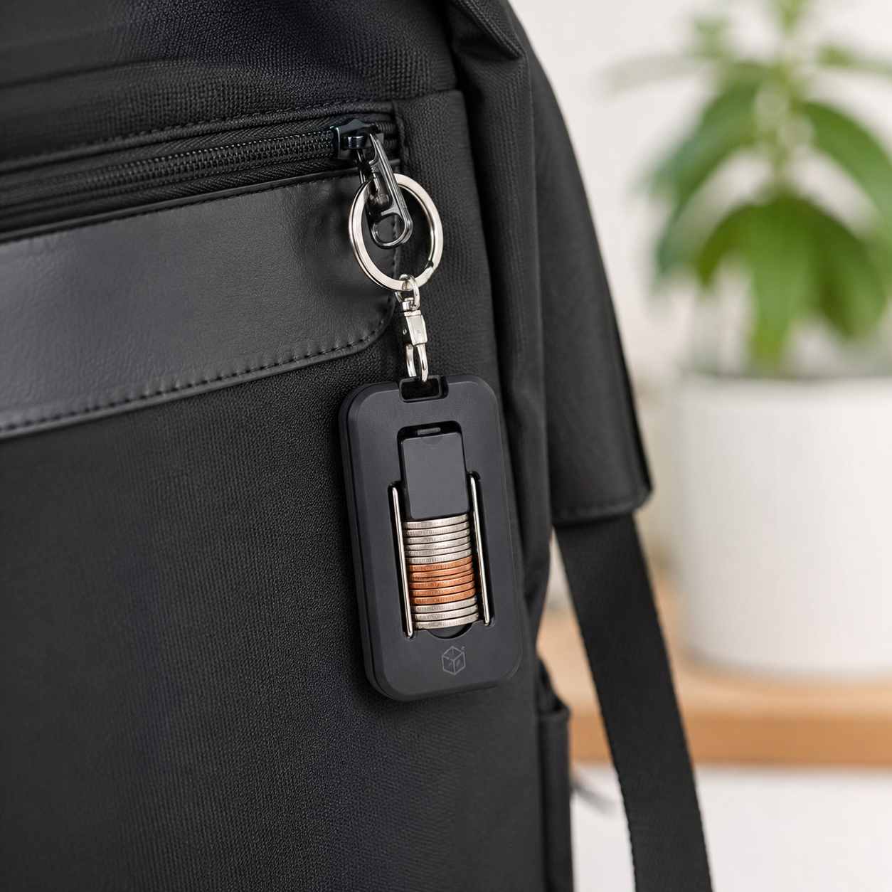 Mini Coin Storage Keychain