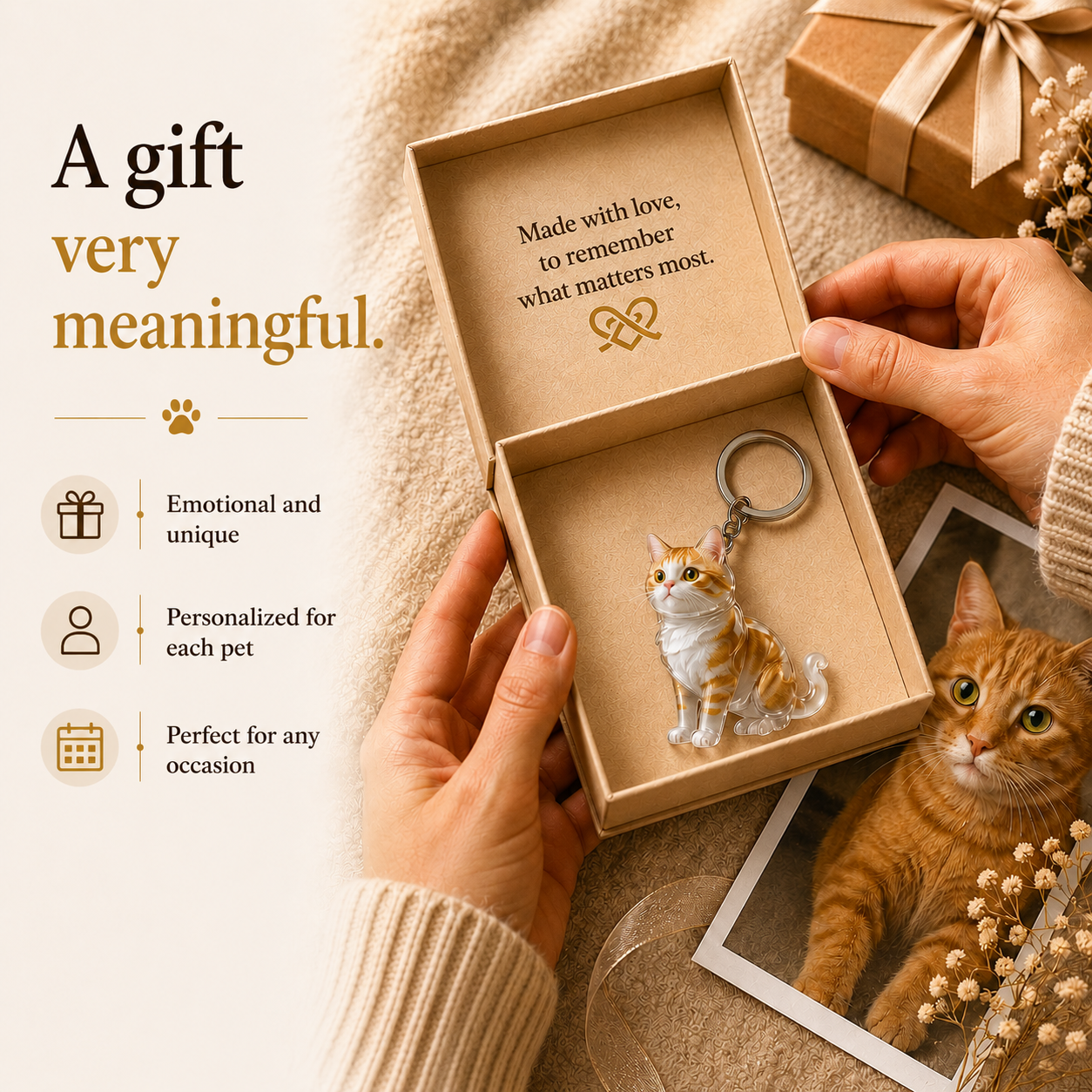 Personalized cat keepsake