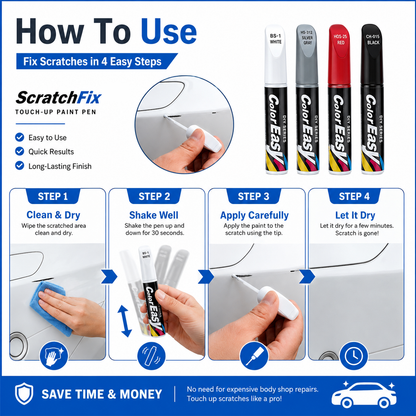 🔥Buy 2 get 1 Free 🚨Small Scratches Can Ruin Your Car’s Clean Look🚨 - Car Touch-Up Paint Pen 🏆