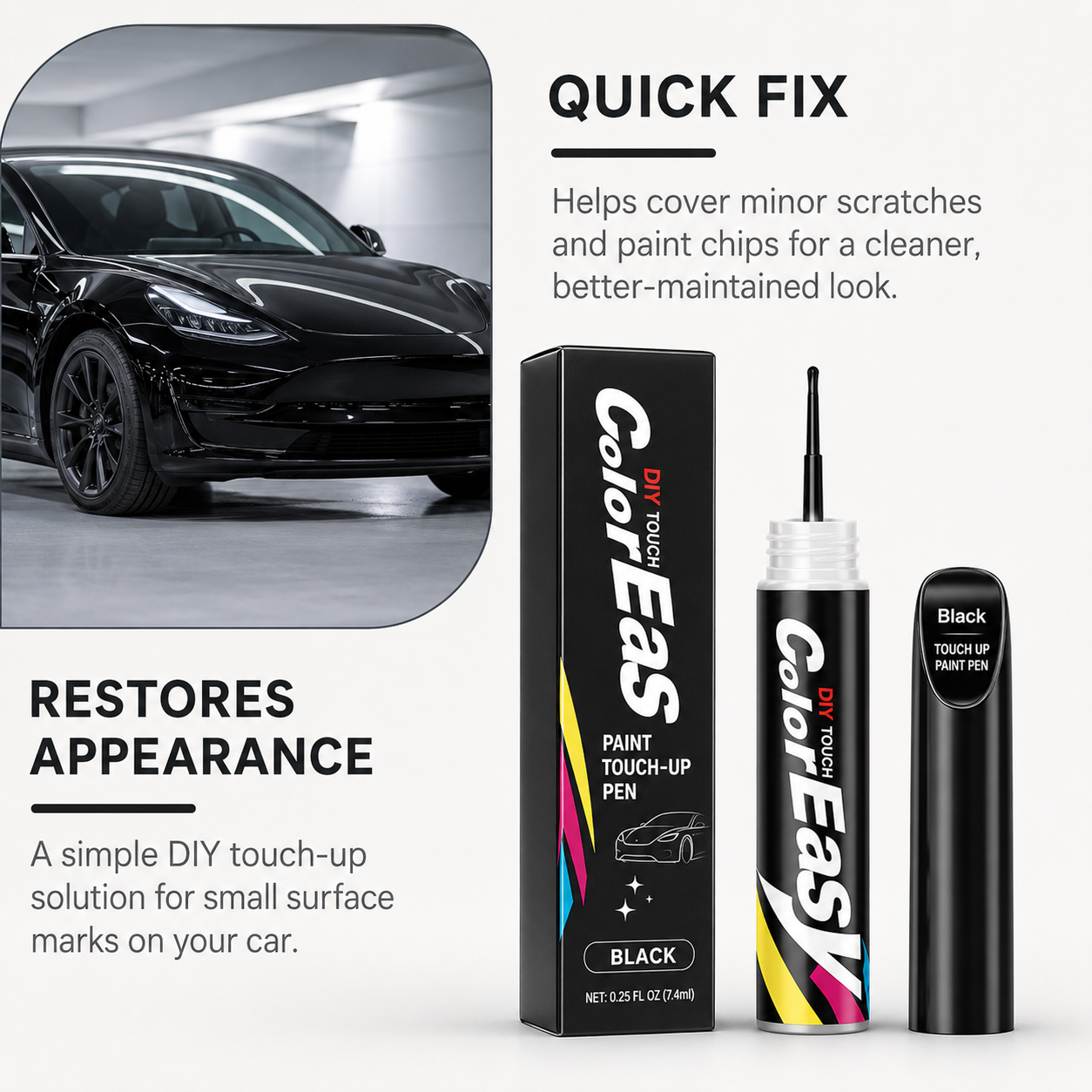 🔥Buy 2 get 1 Free 🚨Small Scratches Can Ruin Your Car’s Clean Look🚨 - Car Touch-Up Paint Pen 🏆