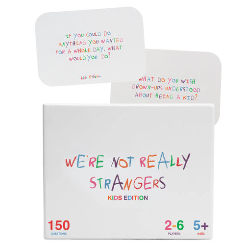 We're Not Really Strangers Kids Edition - 150 Conversation & Activity Cards for Kids, Adults, & Teens