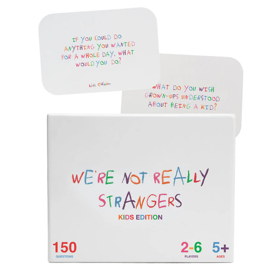We're Not Really Strangers Kids Edition - 150 Conversation & Activity Cards for Kids, Adults, & Teens