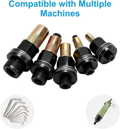 Head Rivet Nut Tool, M3 M4 M5 M6 M8 Rivnut Kit, Carbon Steel Rivnut Set