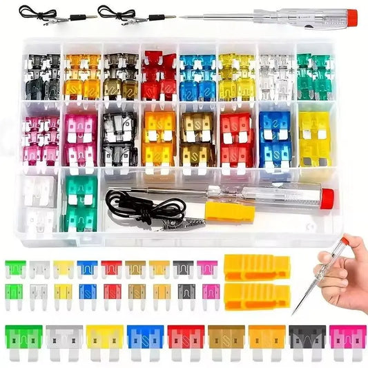 【DealsForYouDays】306PCS & Car Blade Fuse Assortment Set with Assorted Car Blade Fuses in Colorful PlasticPallets for Automotive Applications &Deals for you days Replacement