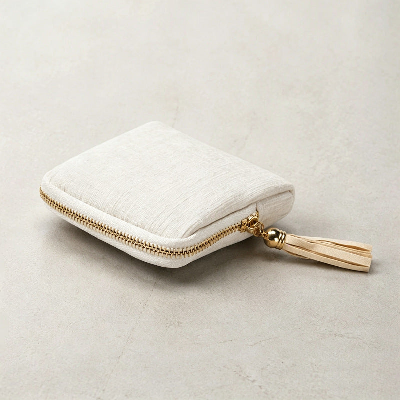 5-Compartment Travel Jewelry Pouch