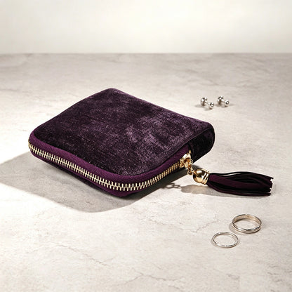 5-Compartment Travel Jewelry Pouch