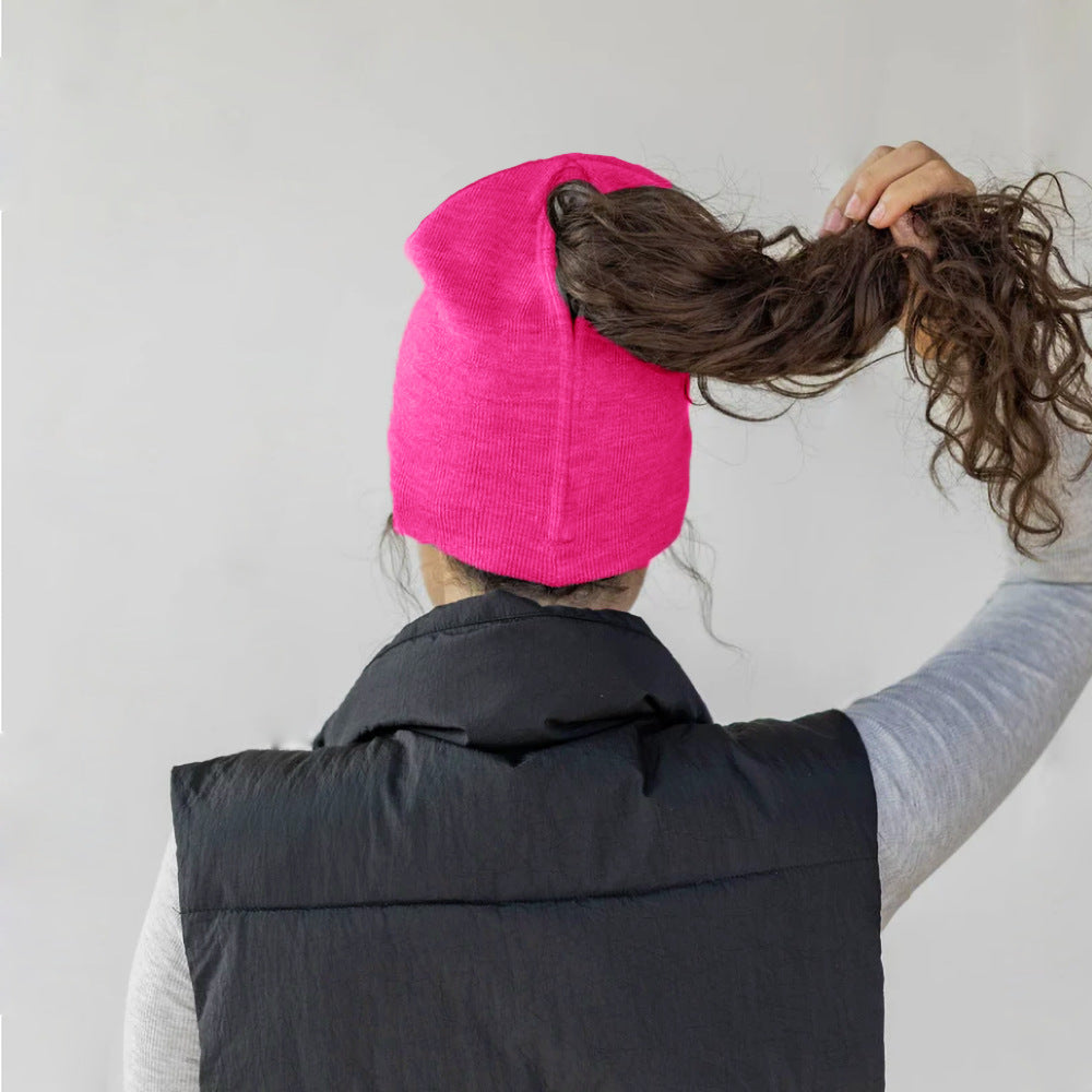 Magnetic Ponytail Beanie