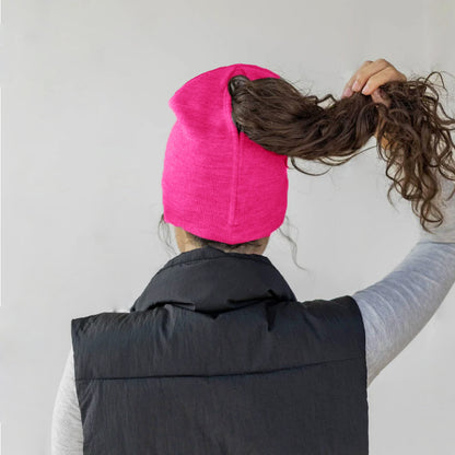 Magnetic Ponytail Beanie