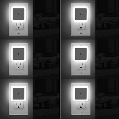 Dusk-to-Dawn Plug-In Night Lights – 6 Pack