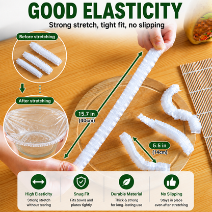 🥳2026 HOT SALE🥳💞50K+ SOLD!🥣🌿 50% OFF! Stretch Food Covers – Easy to use, reusable & flexible. Cover bowls, plates, and leftovers in seconds. Simple kitchen storage made easier. 🤲💚