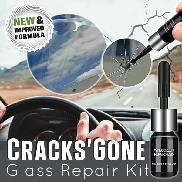 Last Day Promotion - 50% OFF Cracks Gone Glass Repair Kit (New Formula)
