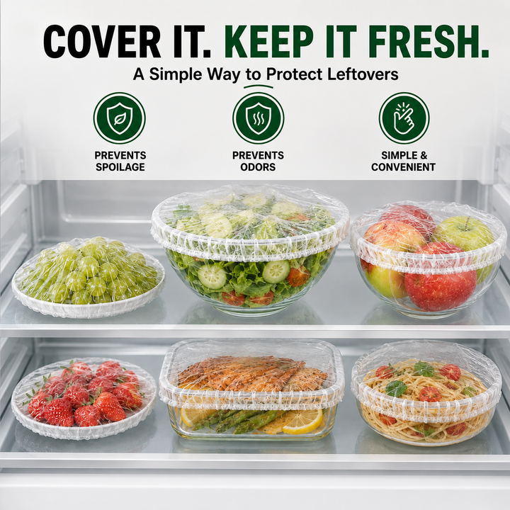 🥳2026 HOT SALE🥳💞50K+ SOLD!🥣🌿 50% OFF! Stretch Food Covers – Easy to use, reusable & flexible. Cover bowls, plates, and leftovers in seconds. Simple kitchen storage made easier. 🤲💚