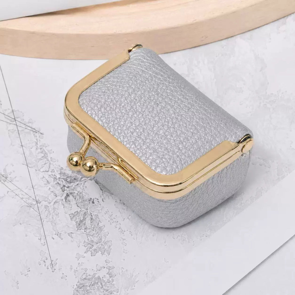 Mini Leather Coin & Jewelry Purse