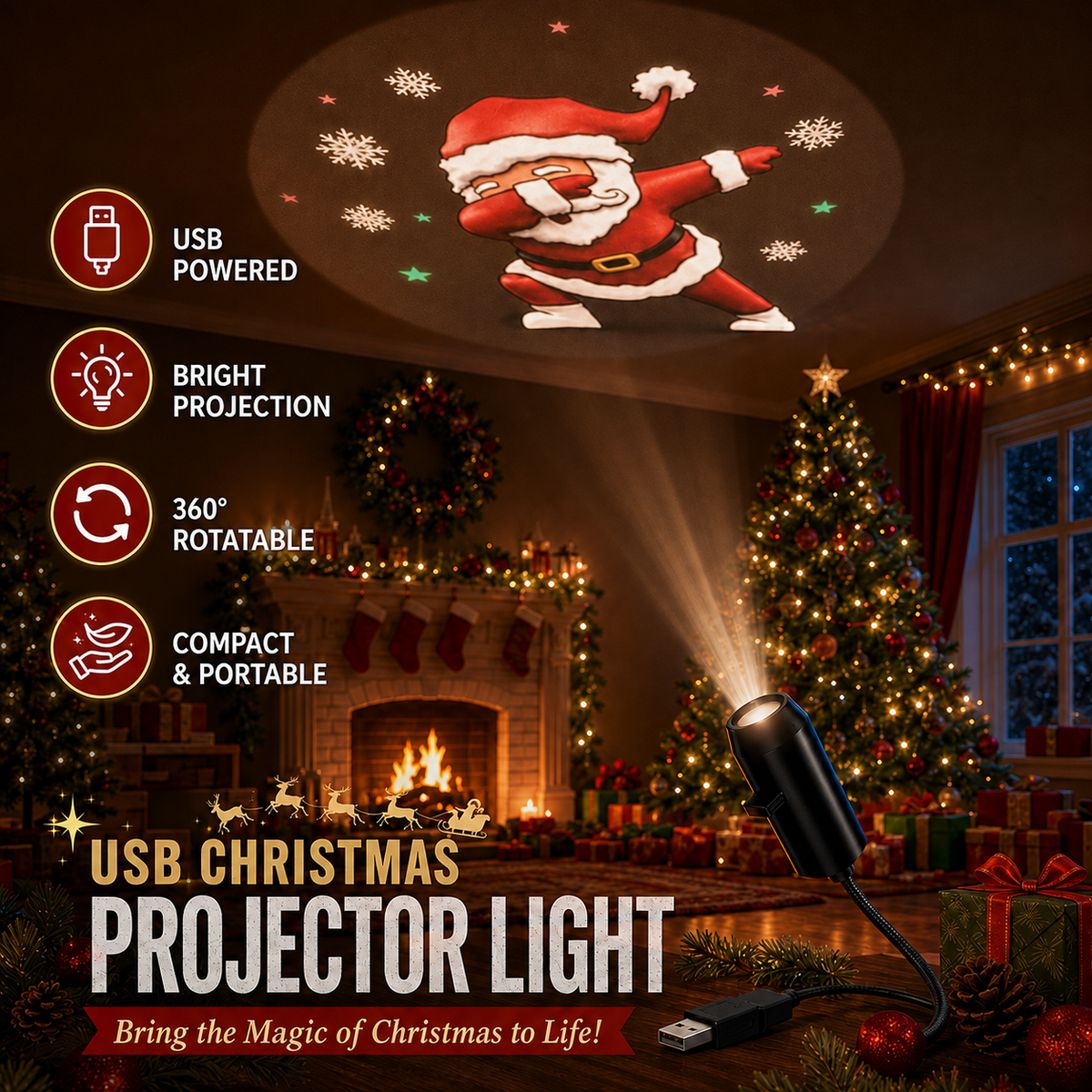 Christmas light projector 3