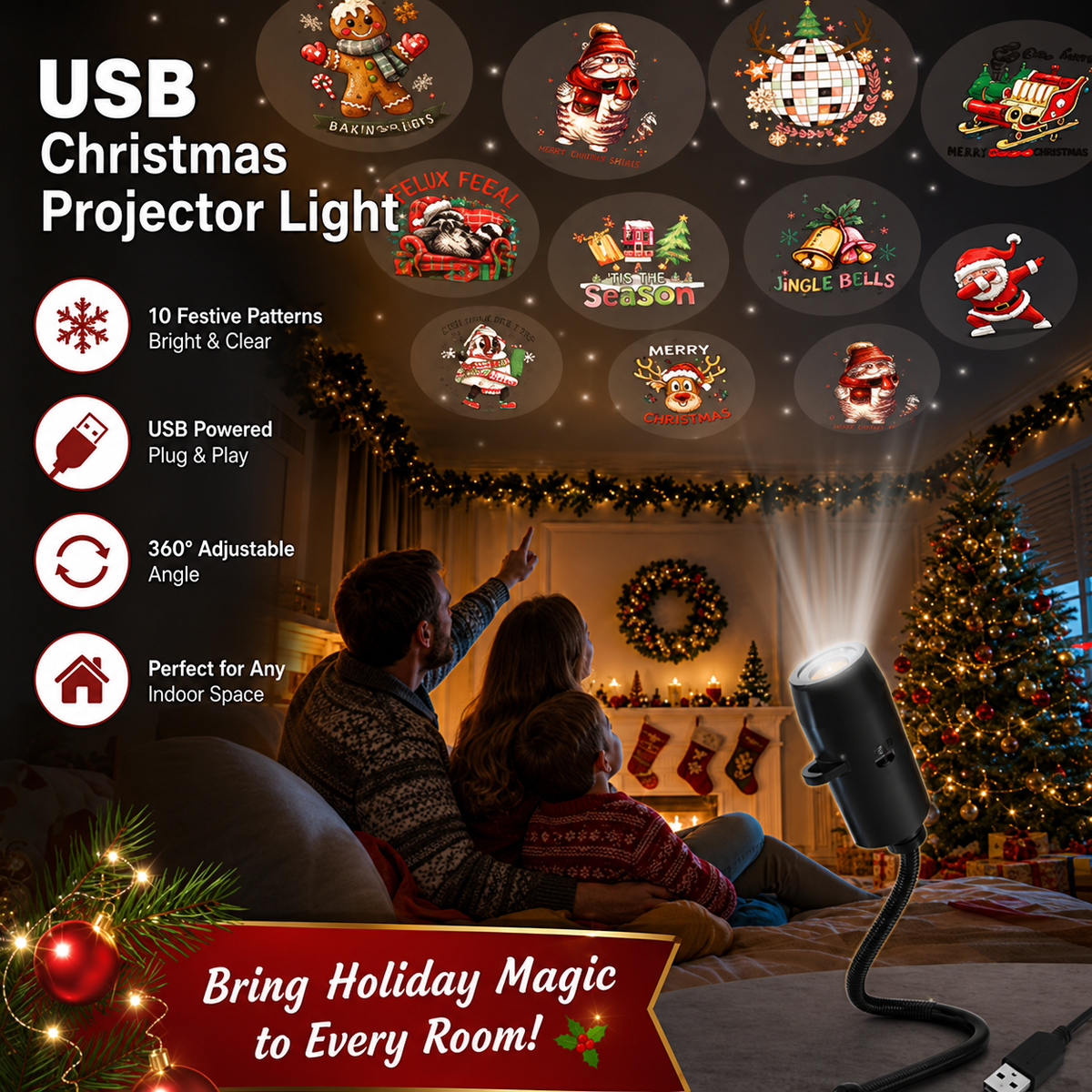 Christmas light projector 4