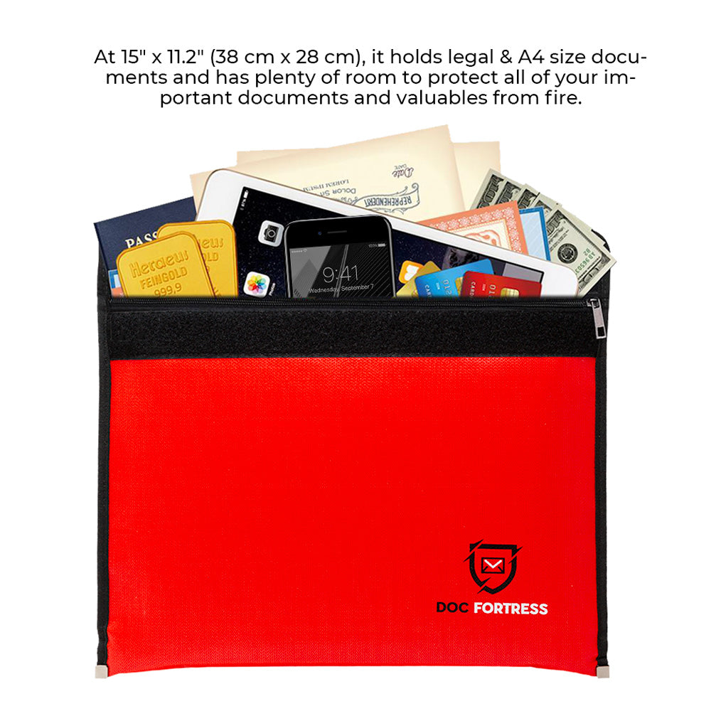 Current document storage bag detail