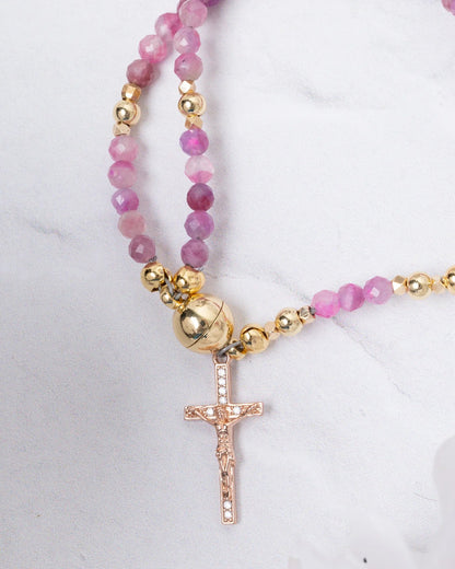 🔥 49% OFF - ✝️Handcrafted rosary bracelets📿