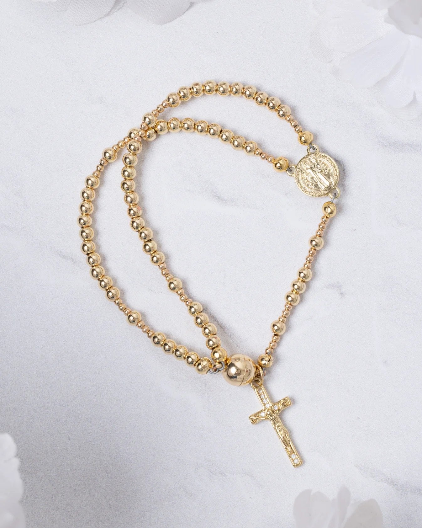 🔥 49% OFF - ✝️Handcrafted rosary bracelets📿