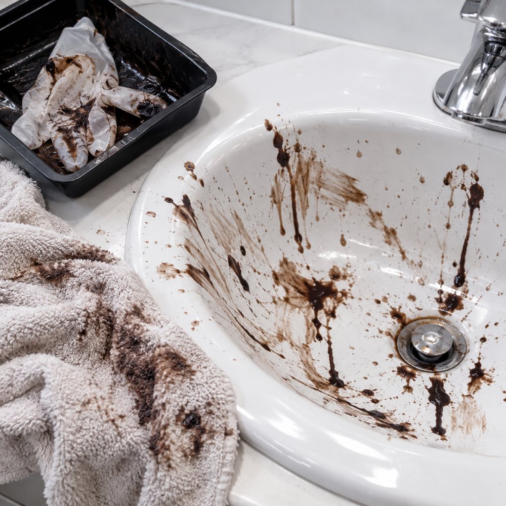 Permanent Dye Stains