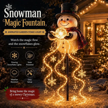 🎅 Santa’s Magic Pour – Flowing LED Christmas Garden Light 🎁