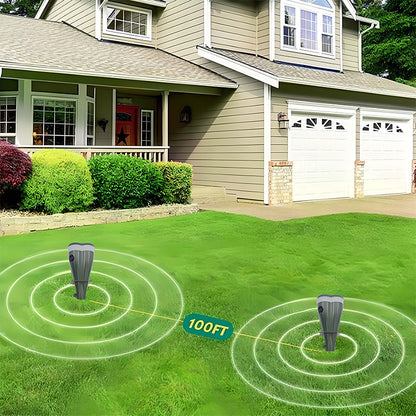 🌸Summer Sale 50% OFF☘️Solar Powered Waterproof Screw Mole Repellent