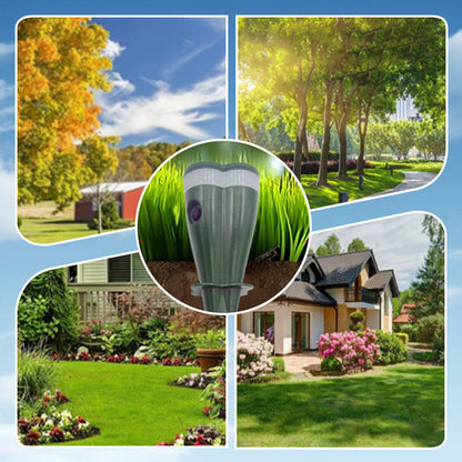 🌸Summer Sale 50% OFF☘️Solar Powered Waterproof Screw Mole Repellent